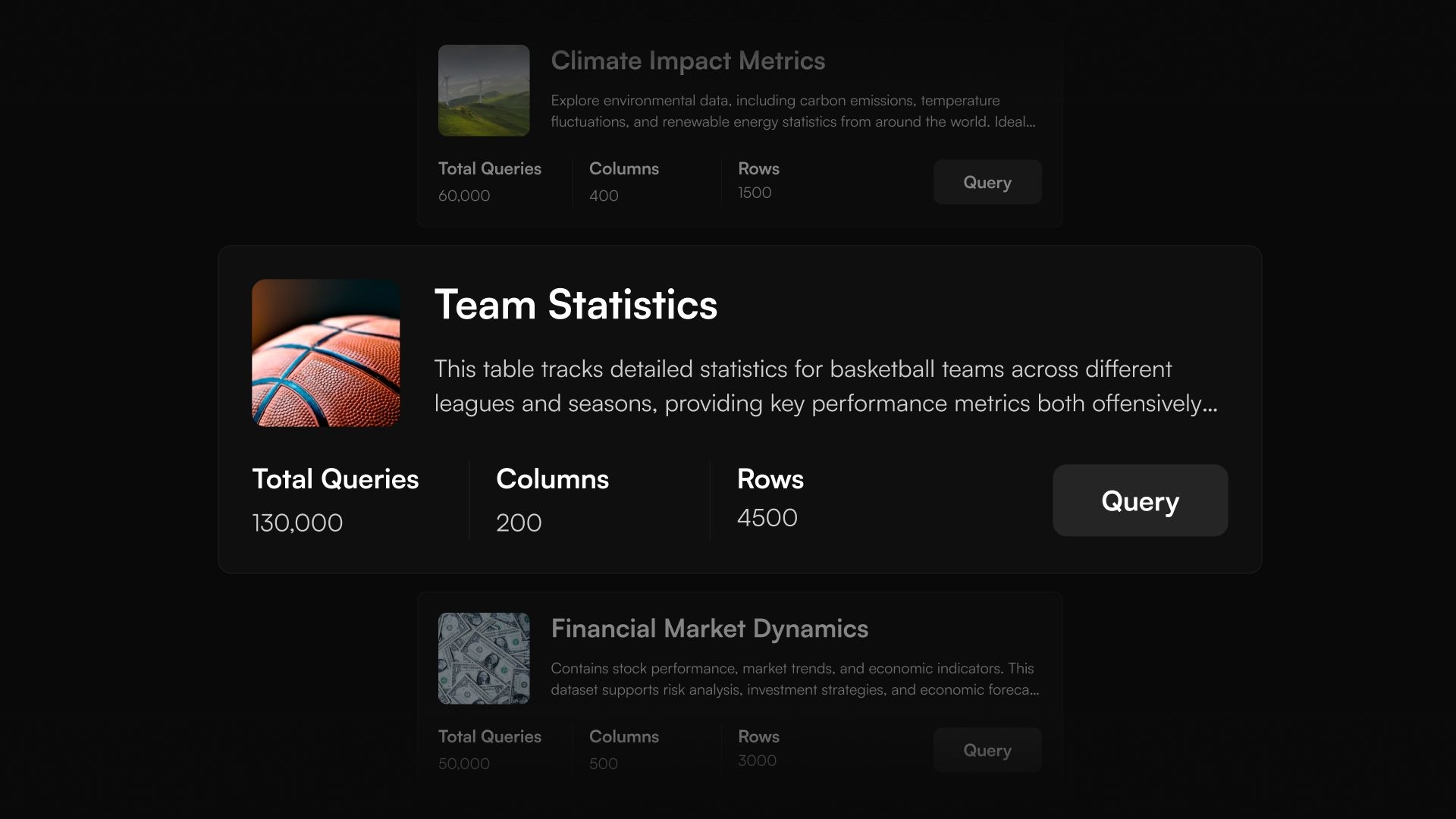 Collection list in the provably app